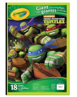 CRAYOLA - PAGES GÉANTES À COLORIER - TORTUES NINJA